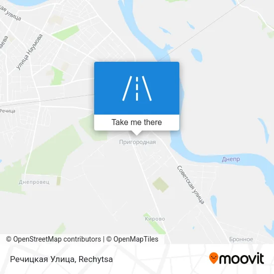 Речицкая Улица map