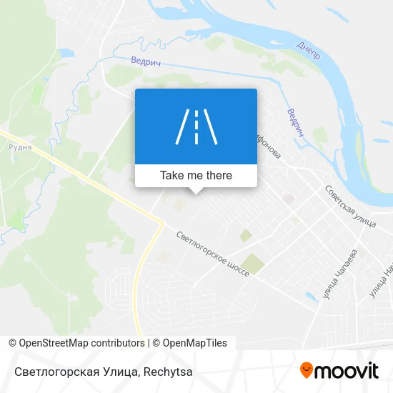 Светлогорская Улица map