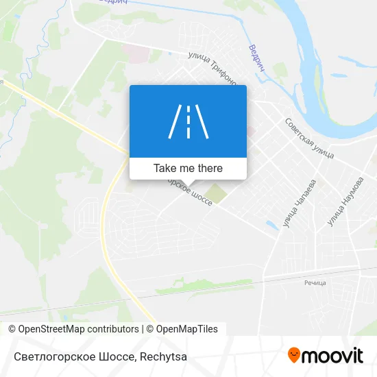 Светлогорское Шоссе map