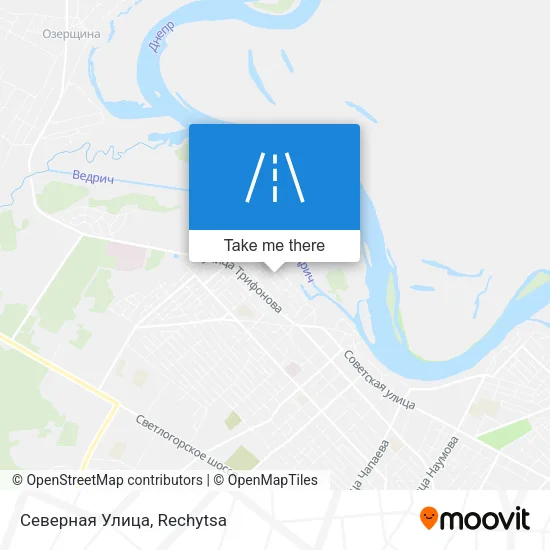 Северная Улица map