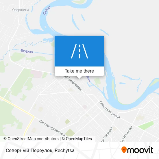 Северный Переулок map