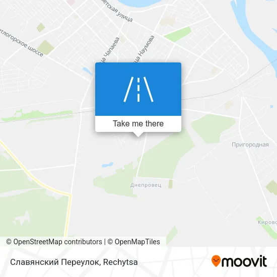 Славянский Переулок map