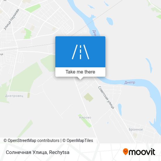 Солнечная Улица map