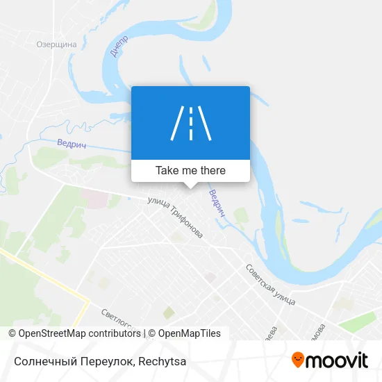 Солнечный Переулок map