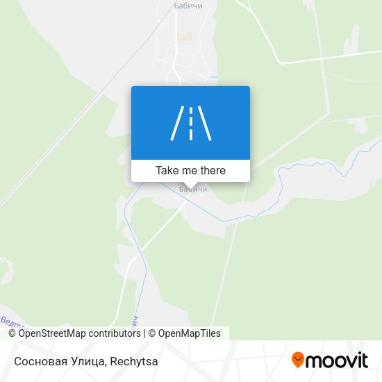 Сосновая Улица map