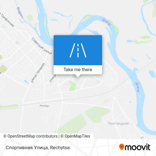 Спортивная Улица map