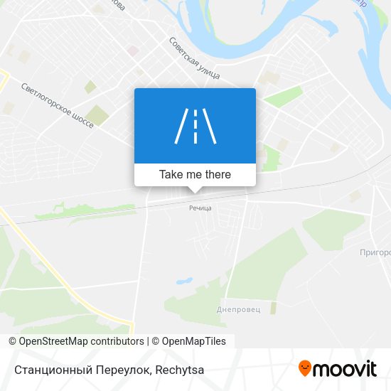 Станционный Переулок map