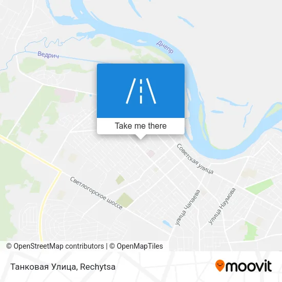 Танковая Улица map