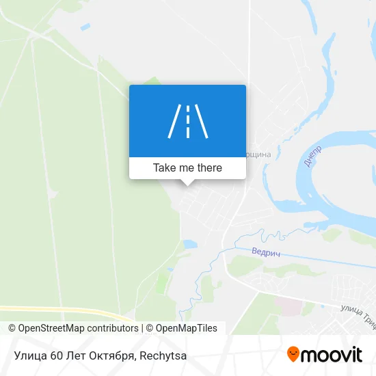 Улица 60 Лет Октября map