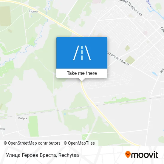 Улица Героев Бреста map