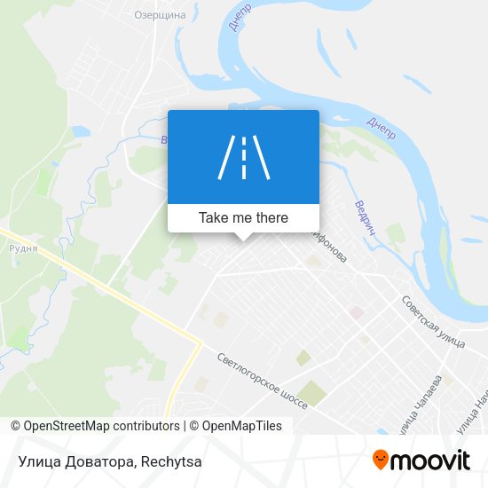 Улица Доватора map