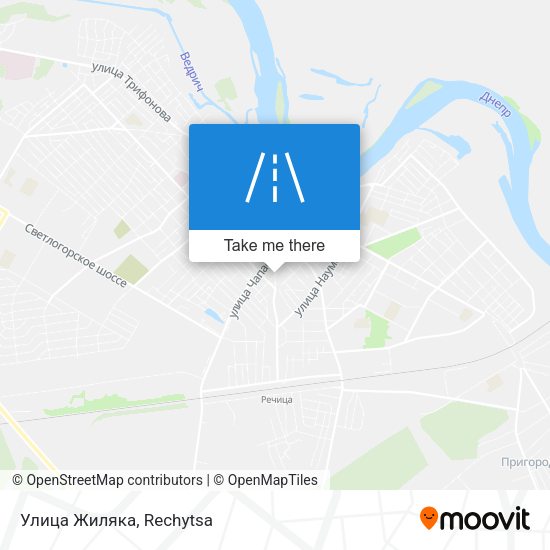 Улица Жиляка map