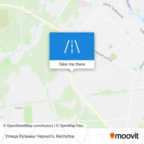 Улица Кузьмы Черного map