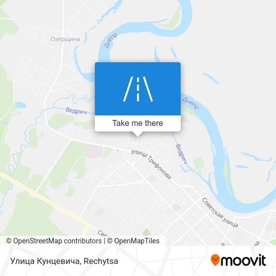 Улица Кунцевича map