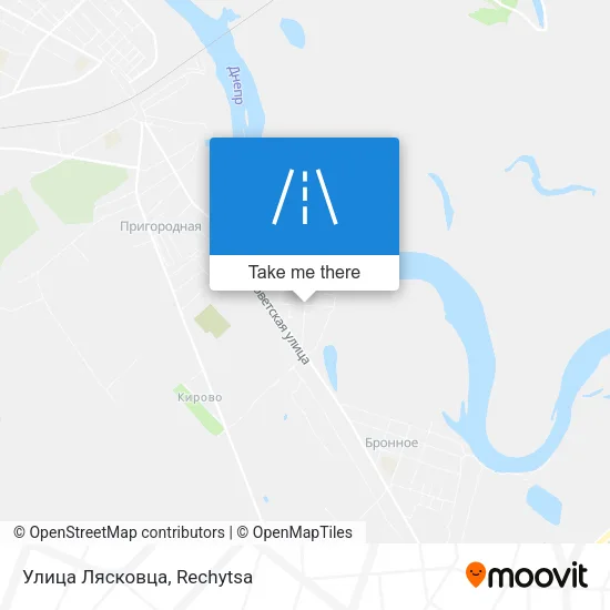 Улица Лясковца map