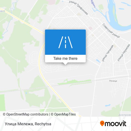 Улица Мележа map