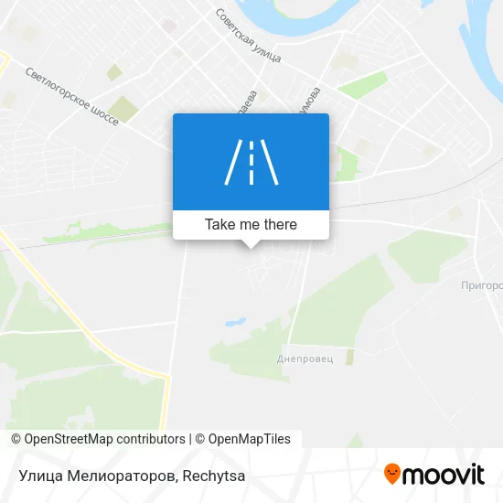 Улица Мелиораторов map