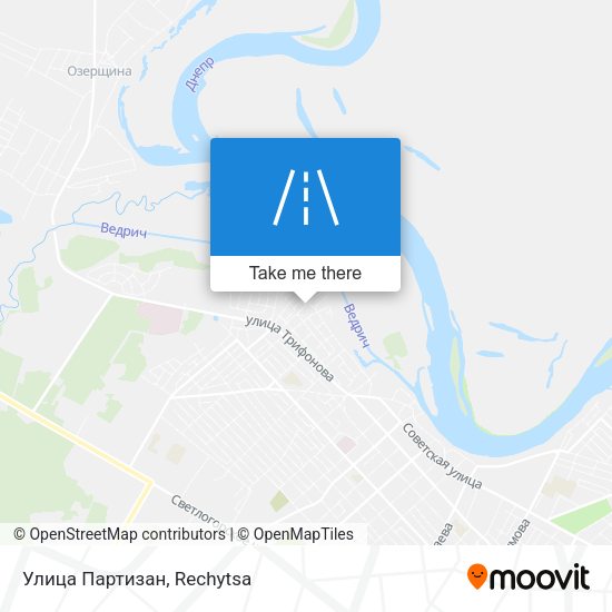 Улица Партизан map