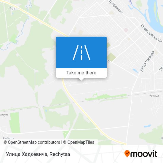 Улица Хадкевича map