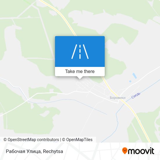 Рабочая Улица map