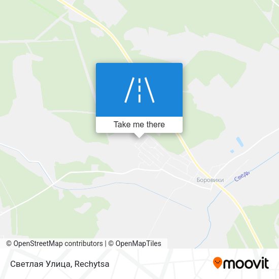 Светлая Улица map