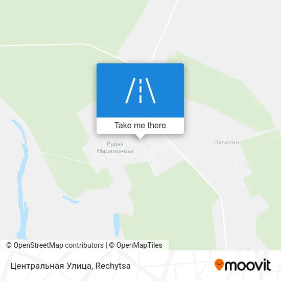 Центральная Улица map