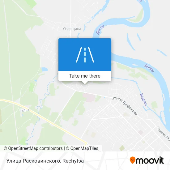 Улица Расковинского map