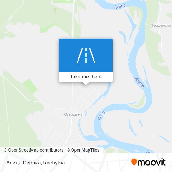 Улица Серака map
