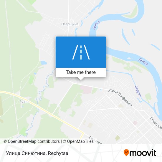 Улица Синютина map