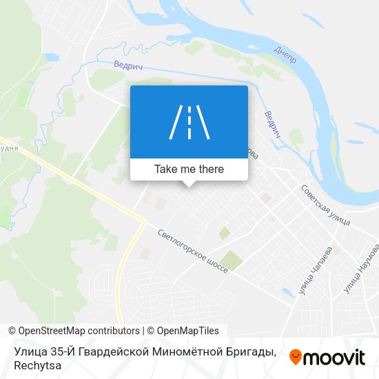 Улица 35-Й Гвардейской Миномётной Бригады map