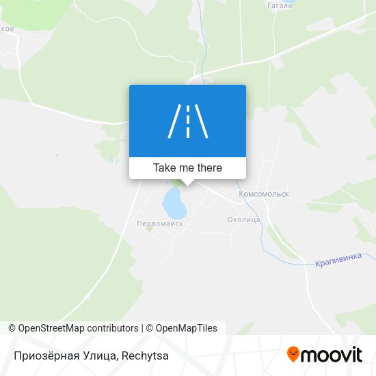Приозёрная Улица map