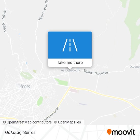 Θάλειας map