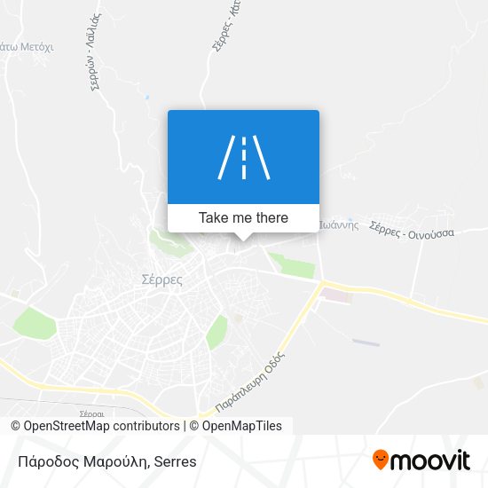 Πάροδος Μαρούλη map