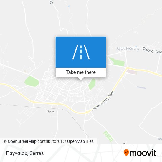 Παγγαίου map