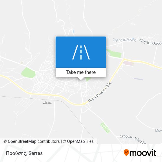 Προύσης map