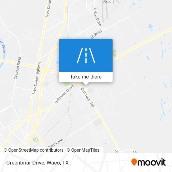 Mapa de Greenbriar Drive