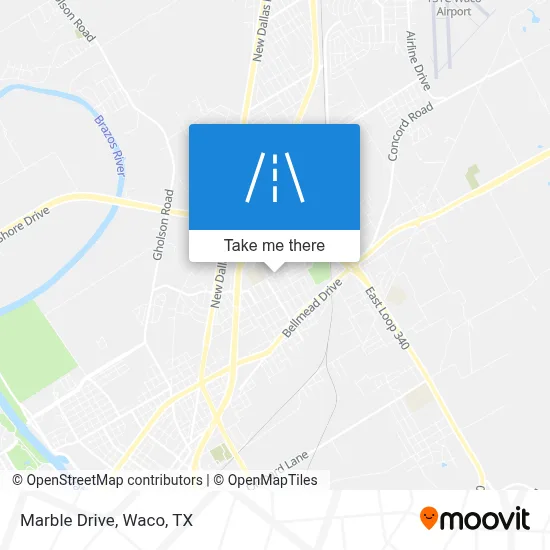 Marble Drive map