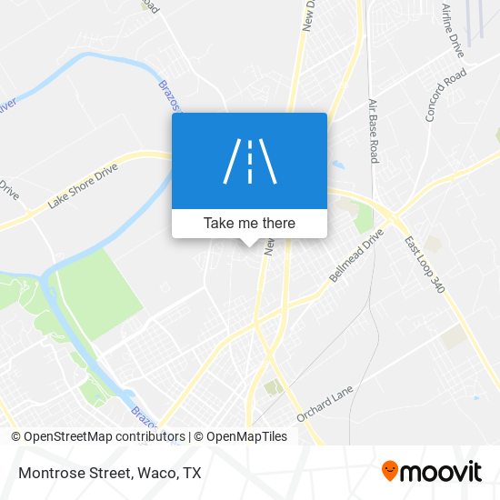 Montrose Street map