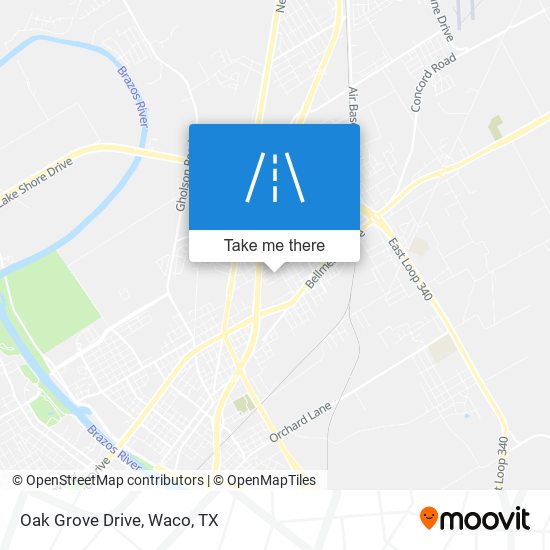 Mapa de Oak Grove Drive