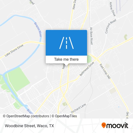 Woodbine Street map