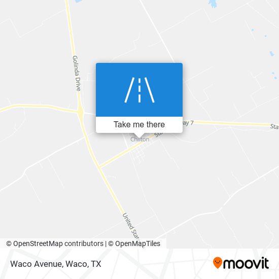Mapa de Waco Avenue