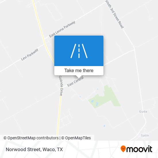 Mapa de Norwood Street