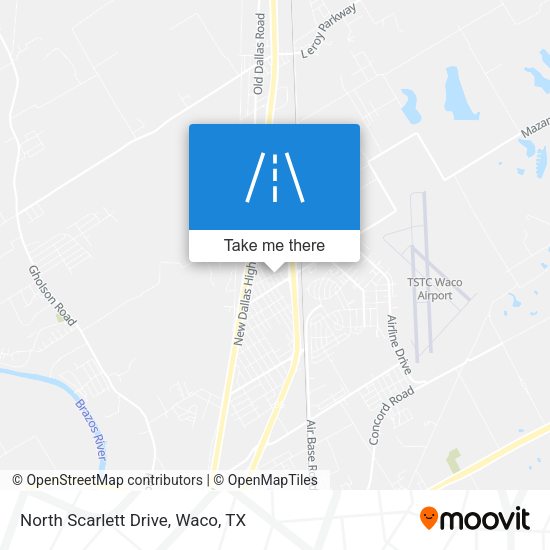 North Scarlett Drive map