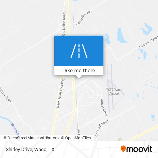 Mapa de Shirley Drive