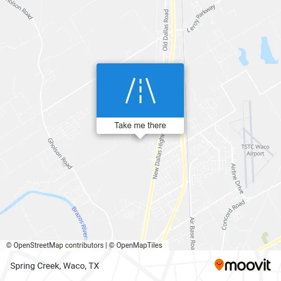 Spring Creek map