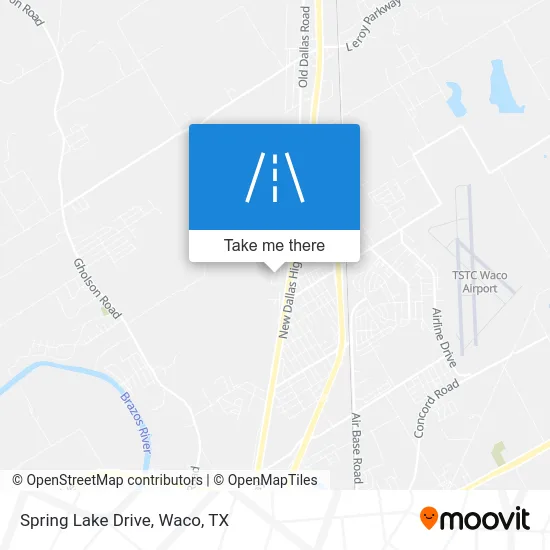 Spring Lake Drive map
