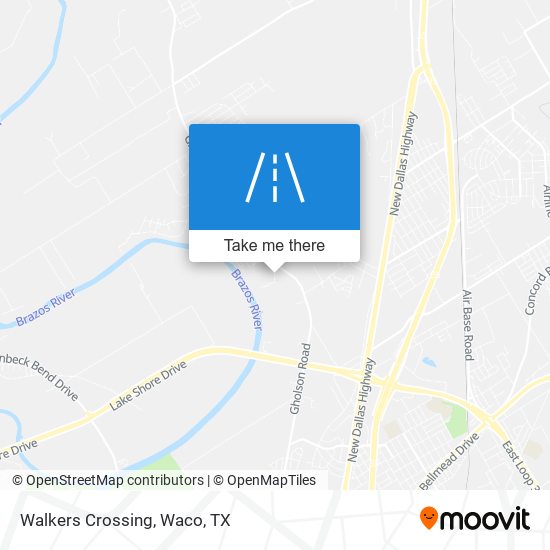 Mapa de Walkers Crossing