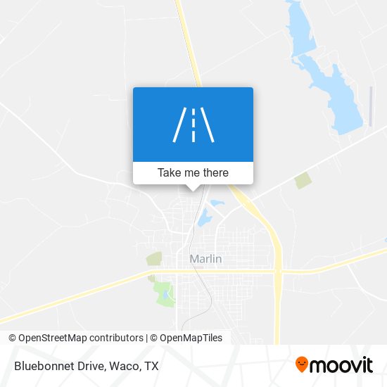 Bluebonnet Drive map