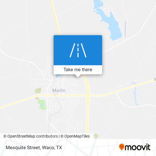 Mesquite Street map