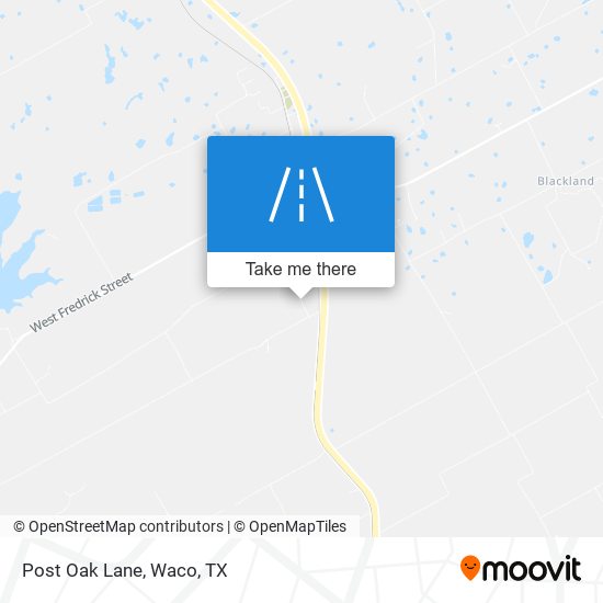 Mapa de Post Oak Lane